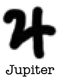 glyph of the Jupiter