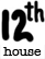 12th house glyph