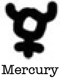 Mercury glyph