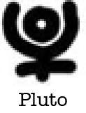 Pluto glyph