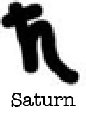Saturn glyph