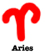 Aries glyph