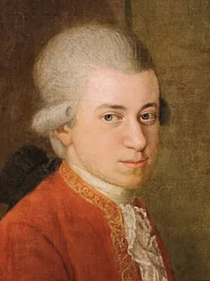 Detail from Portrait of the Mozart Family (c. 1781)